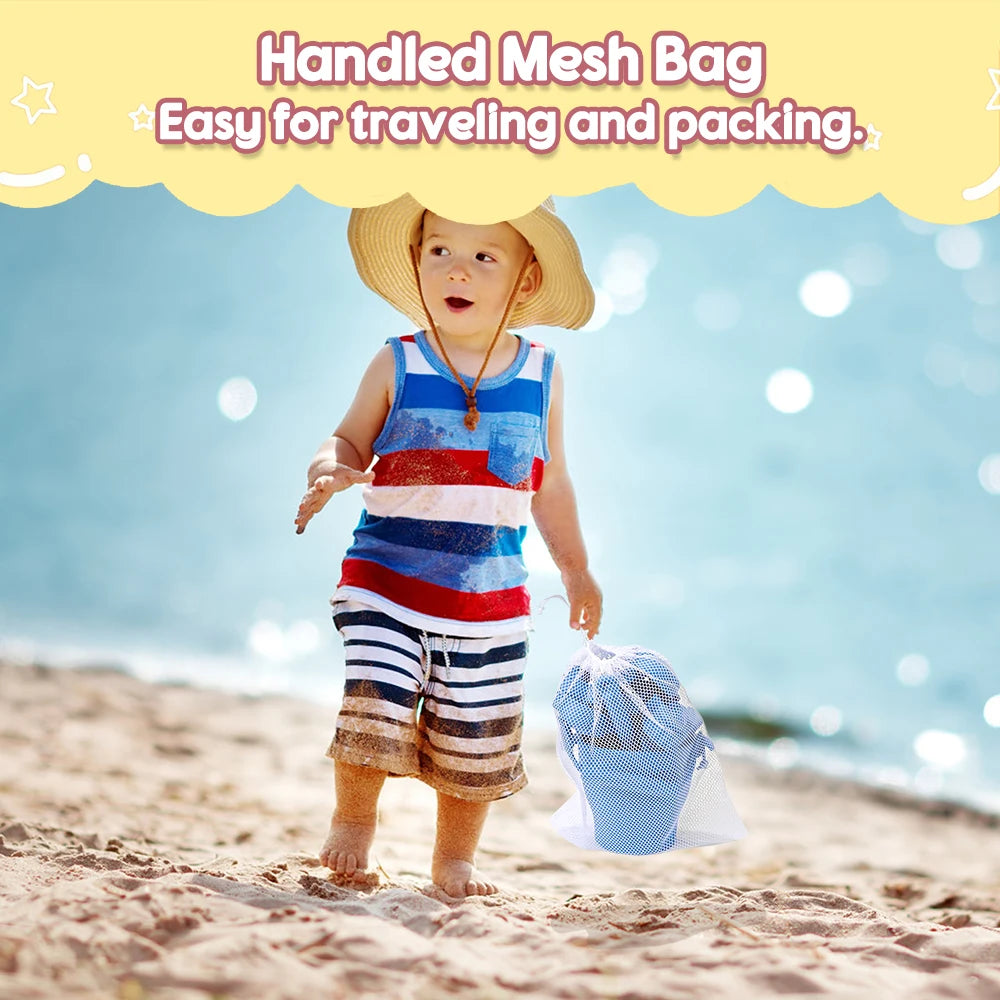 9PCS/8PCS Summer Beach Set Toys For Kids Digging Sand Plastic Bucket Watering Bottle Shovels Children Beach Water Game Toys Tool - Novo Fusion