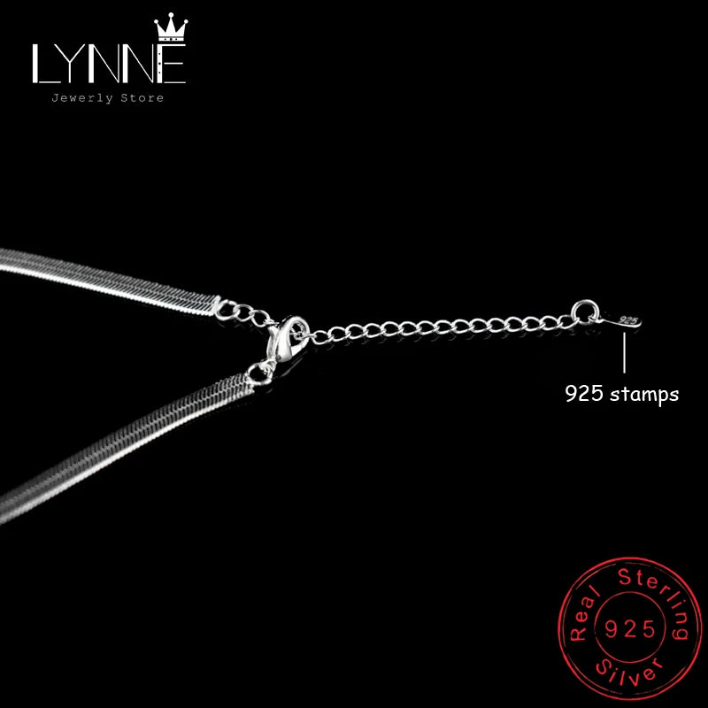 New Arrival Anklet 925 Sterling Ladies Silver Anklets Bracelet Flat Snake Chain For Women Foot Jewelry Barefoot Sandals Anklets - Novo Fusion
