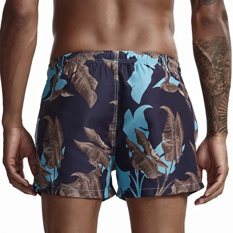 Print Boardshorts Men Board Shorts Fast Dry Mens Beach Shorts Swimwear Swimming Trunk Sea Holiday Beachwear Sport Short No Liner - Novo Fusion