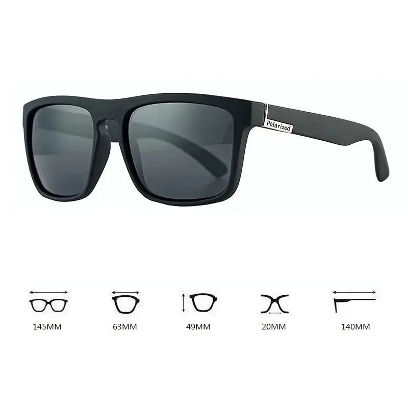Men Women Polarized Sunglasses Luxury Brand Designer Vintage Sunglasses Man Fashionable Driving Sun Glasses Eyewear Eyepieces - Novo Fusion