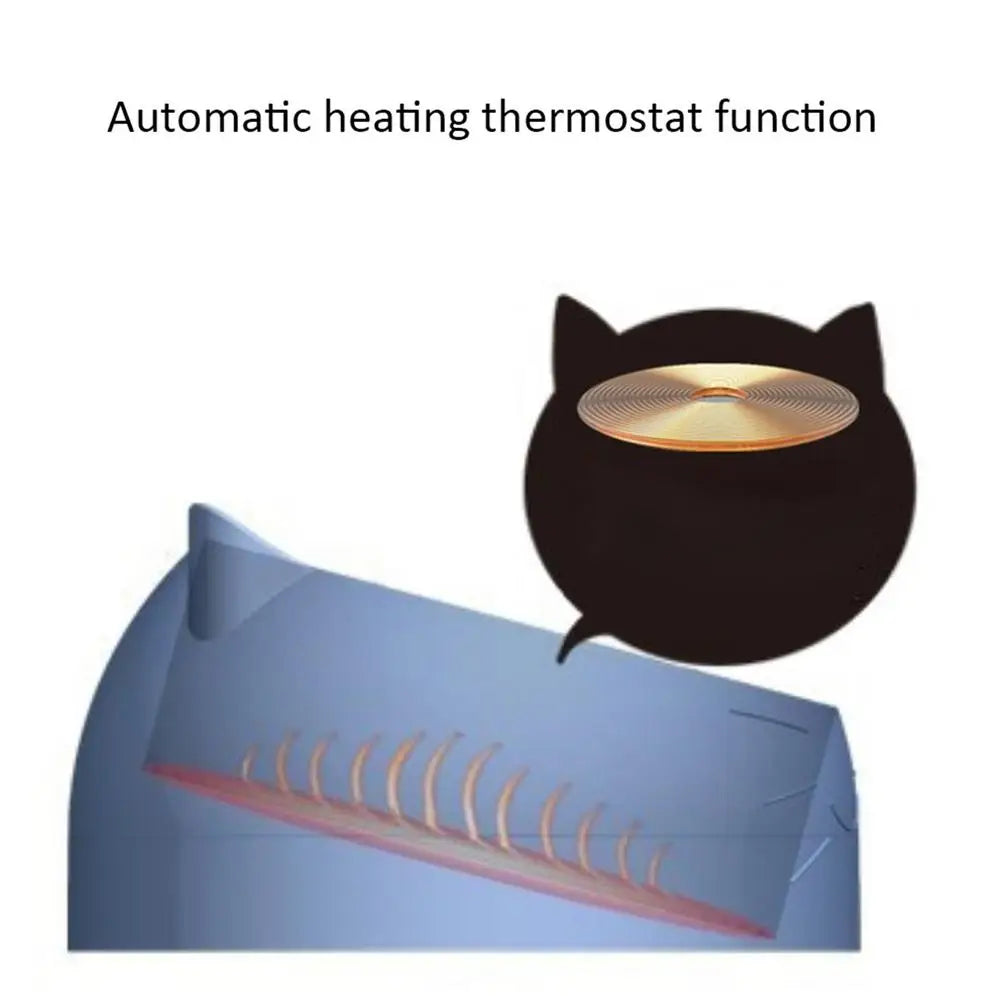 Heat Pet Bowl Temperature-controllable Dog Water Dispenser Intelligent Constant Temperature Bowl Heating Cat Bowl - Novo Fusion