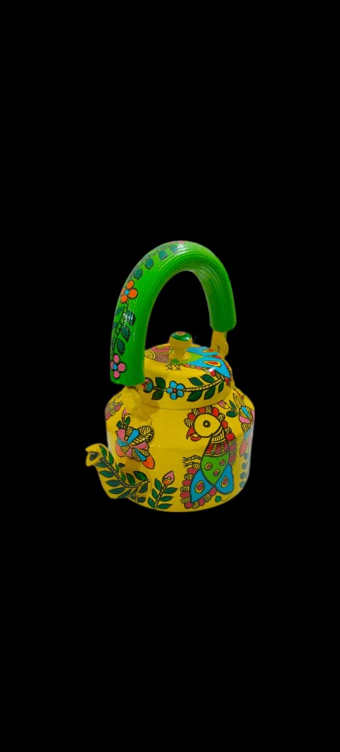 Mithila Madhubani Painting Kettle