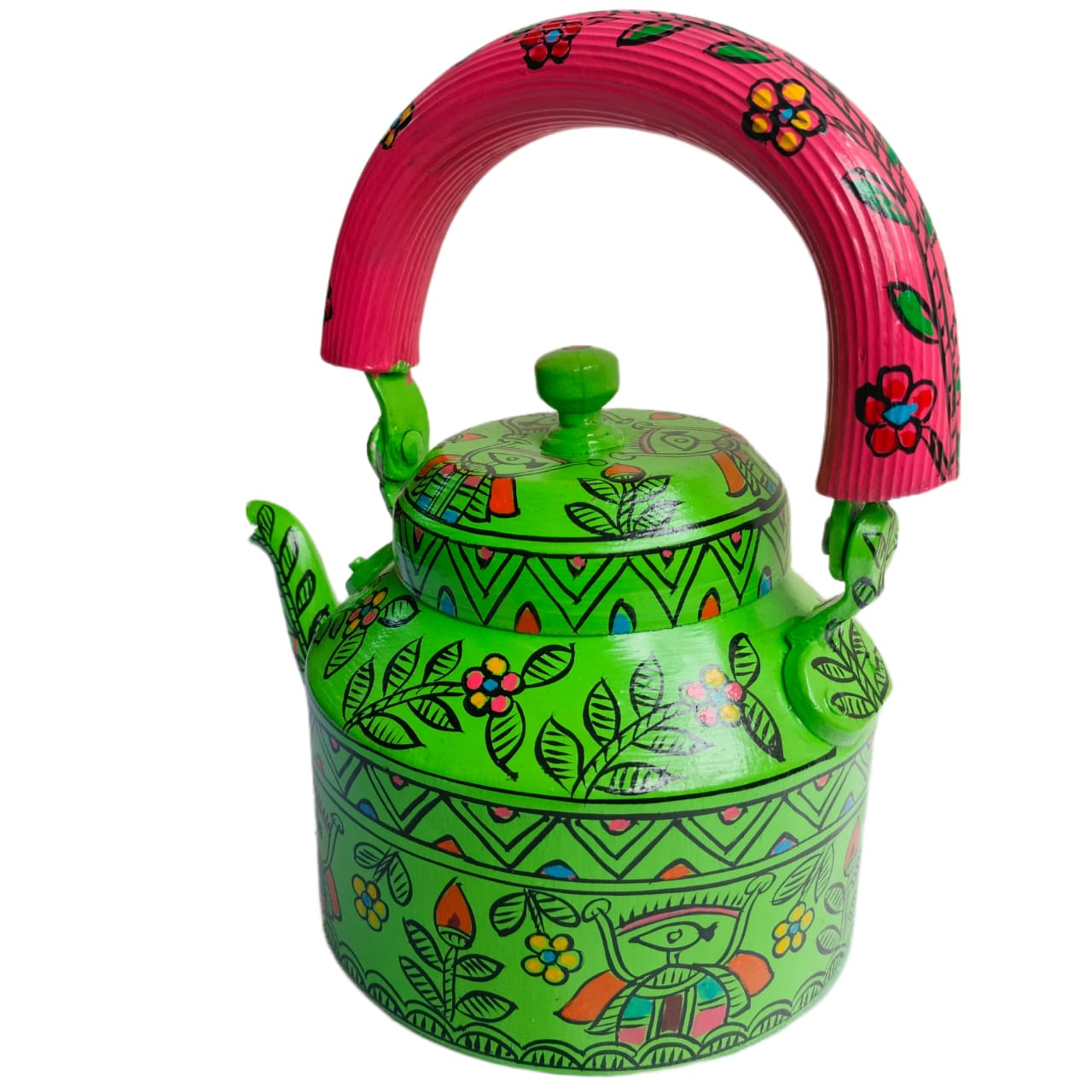 Mithila Madhubani Painting Kettle