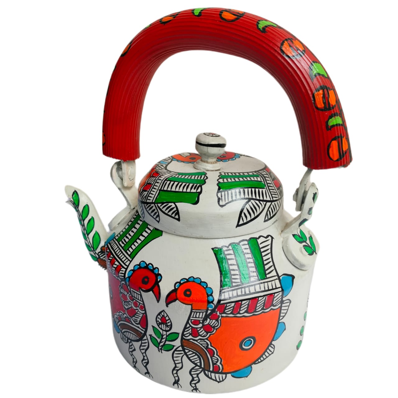 Mithila Madhubani Painting Kettle