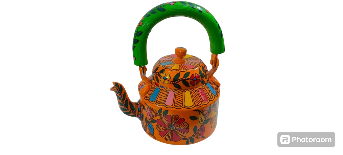 Mithila Madhubani Painting Kettle