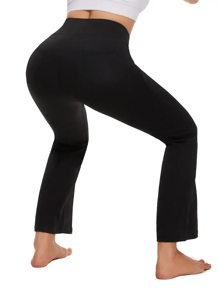 Leggings with Pockets for Women High Waisted Tummy Control Workout Yoga Pants - Novo Fusion