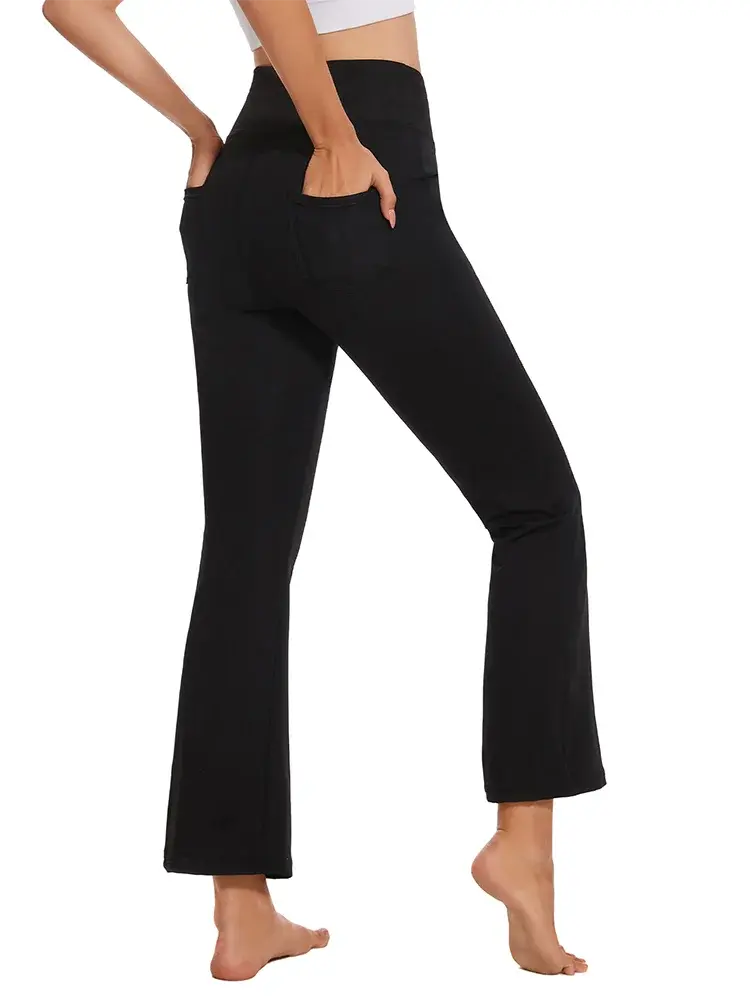 Leggings with Pockets for Women High Waisted Tummy Control Workout Yoga Pants - Novo Fusion
