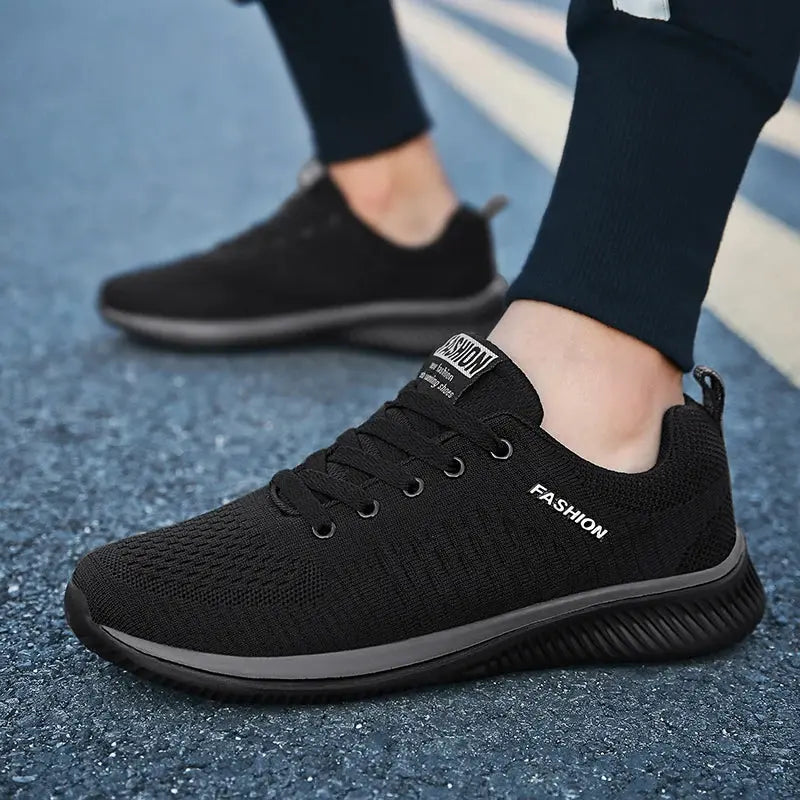 Mens Casual Sneakers Shoes Lace-up Men Shoes Lightweight Comfortable Breathable Big Size 46 Walking Sneakers for Men - Novo Fusion