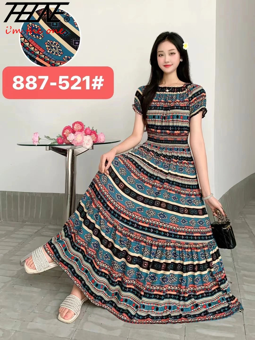 THHONE New Summer Indian Dress Women Clothes 2024 Long Maxi Vintage Sexy Korean Casual Boho Bohemian Robe Vestidos Para Mujer Novo Fusion - Chic Essentials for Life's Canvas