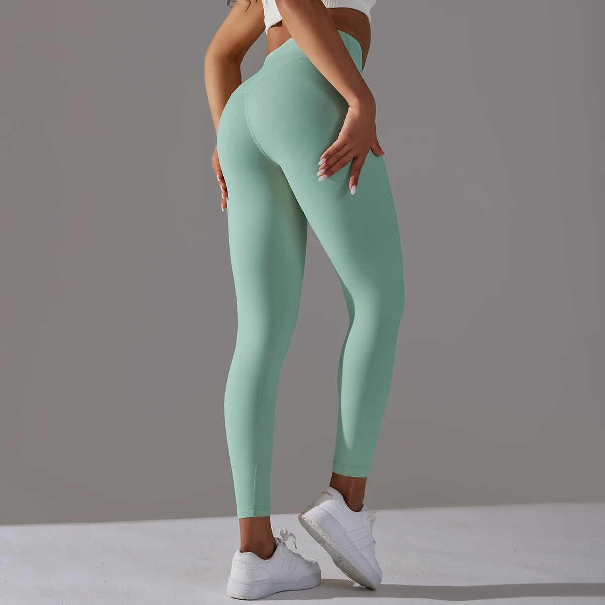 Yoga Leggings Women Fitness Leggings Running Cycling Pants Breathable Sports Leggings High Waist Summer Workout Gym Clothing - Novo Fusion