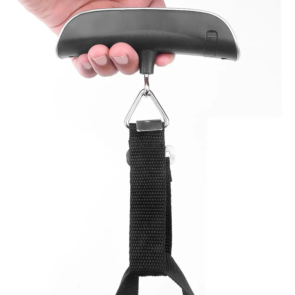 50kgx10g Digital Scale Portable LCD Display Mini Hanging Scale Electronic Luggage Suitcase Travel Bag Weight Balance Scale - Novo Fusion