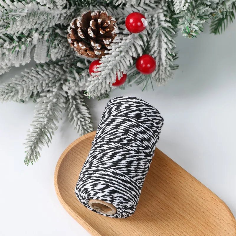 Christmas Wrapping String Rope Merry Christmas Decoration For Home 2024 Navidad Natal Noel Gift Box Packaging Rope New Year 2025 - Novo Fusion