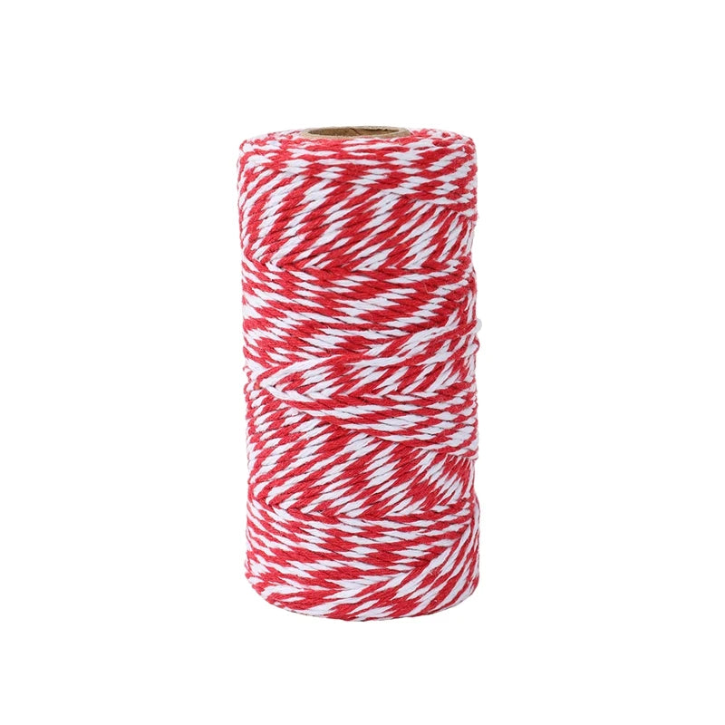 Christmas Wrapping String Rope Merry Christmas Decoration For Home 2024 Navidad Natal Noel Gift Box Packaging Rope New Year 2025 - Novo Fusion