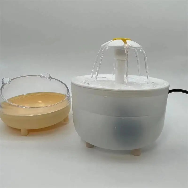 Pets Water Fountain Auto Filter USB Electric Mute Cat Drinker Bowl 1200mL Recirculate Filtering Drinker for Cats Water Dispenser - Novo Fusion