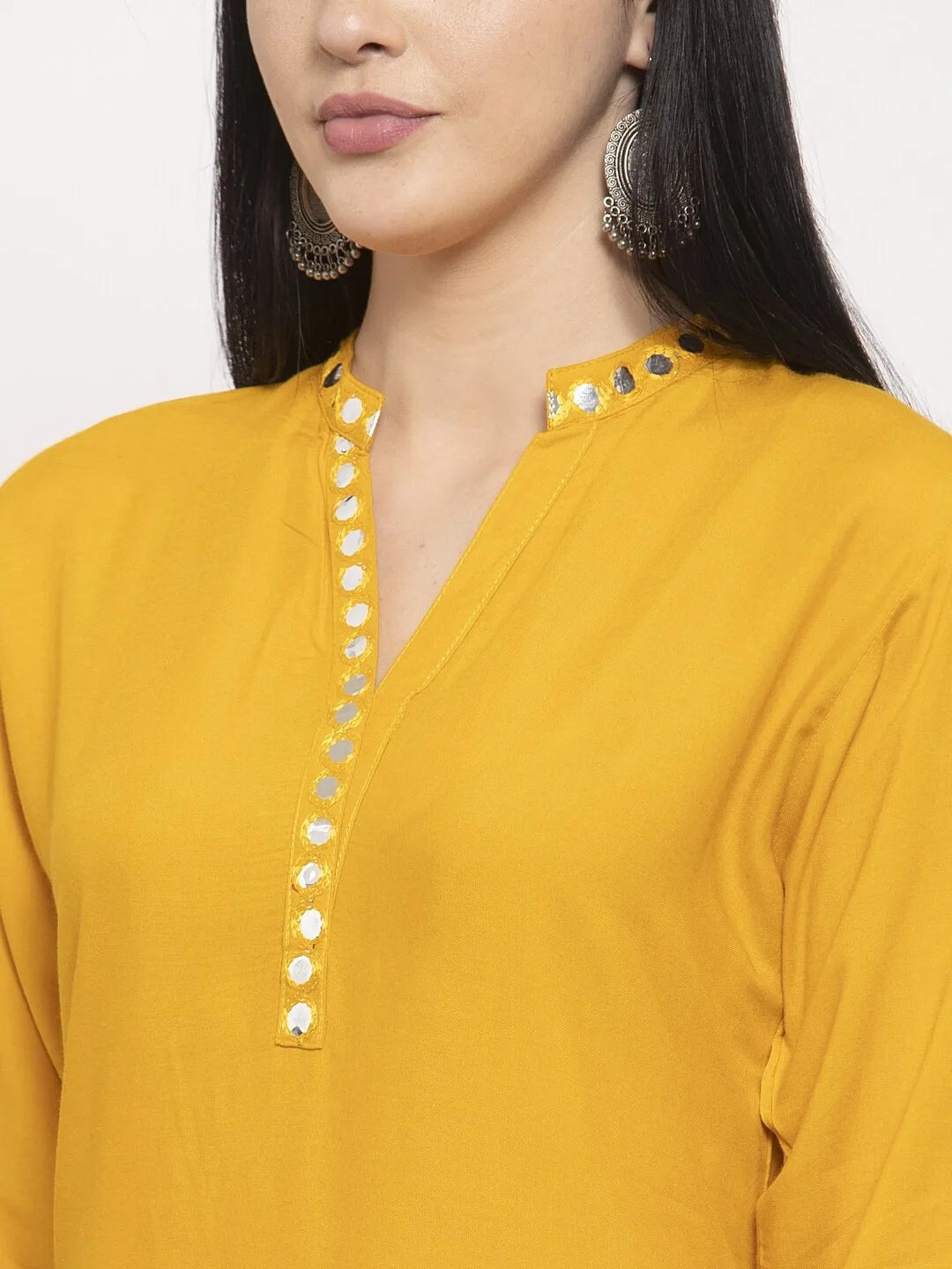 Indian Saree Long Cotton Silk Yellow Ethnic Style Thin Breathable Top Pants Scarf Indian Sari Traditional Indian Clothing Set Novo Fusion - Chic Essentials for Life's Canvas
