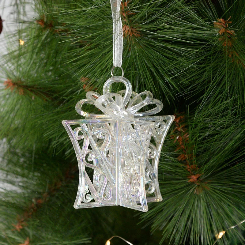 Acrylic Christmas Tree Hanging Ornaments Elk Angel Doll Bell Pendant 2023 Merry Christmas Decoration for Home Xmas New Year 2024 - Novo Fusion