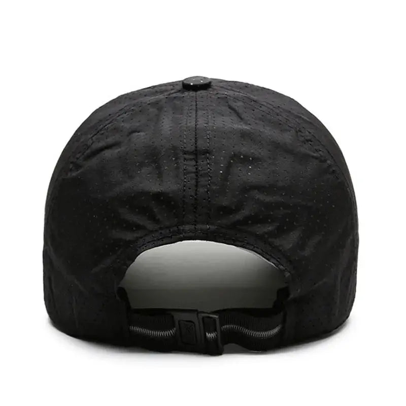 Men Women Mesh Moisture-Waging Quick Dry Baseball Cap Male Summer Female Originality Adjustable Breathable Sun Visor Fishing Hat - Novo Fusion