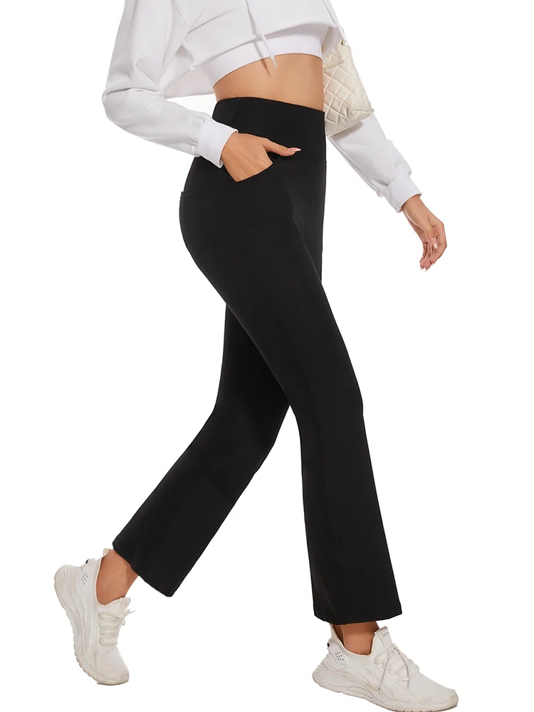 Leggings with Pockets for Women High Waisted Tummy Control Workout Yoga Pants - Novo Fusion