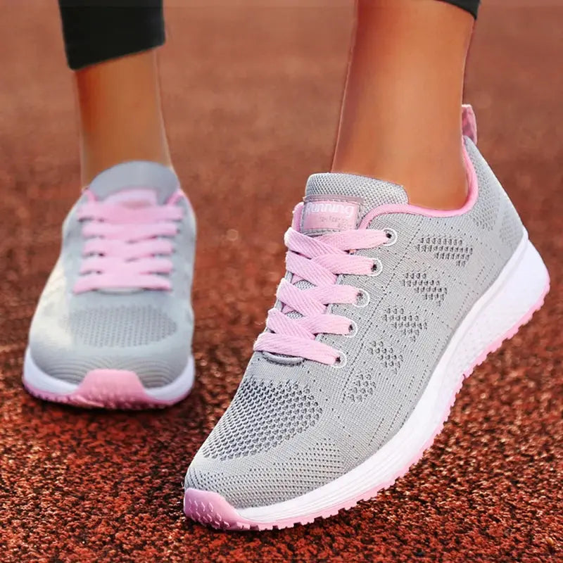 Women Flats Fashion Lightweight Shoes Women Lace Up Nurse Shoes Round Toe Sneakers Women Shoe Walking Shoes Woman Plus Size - Novo Fusion