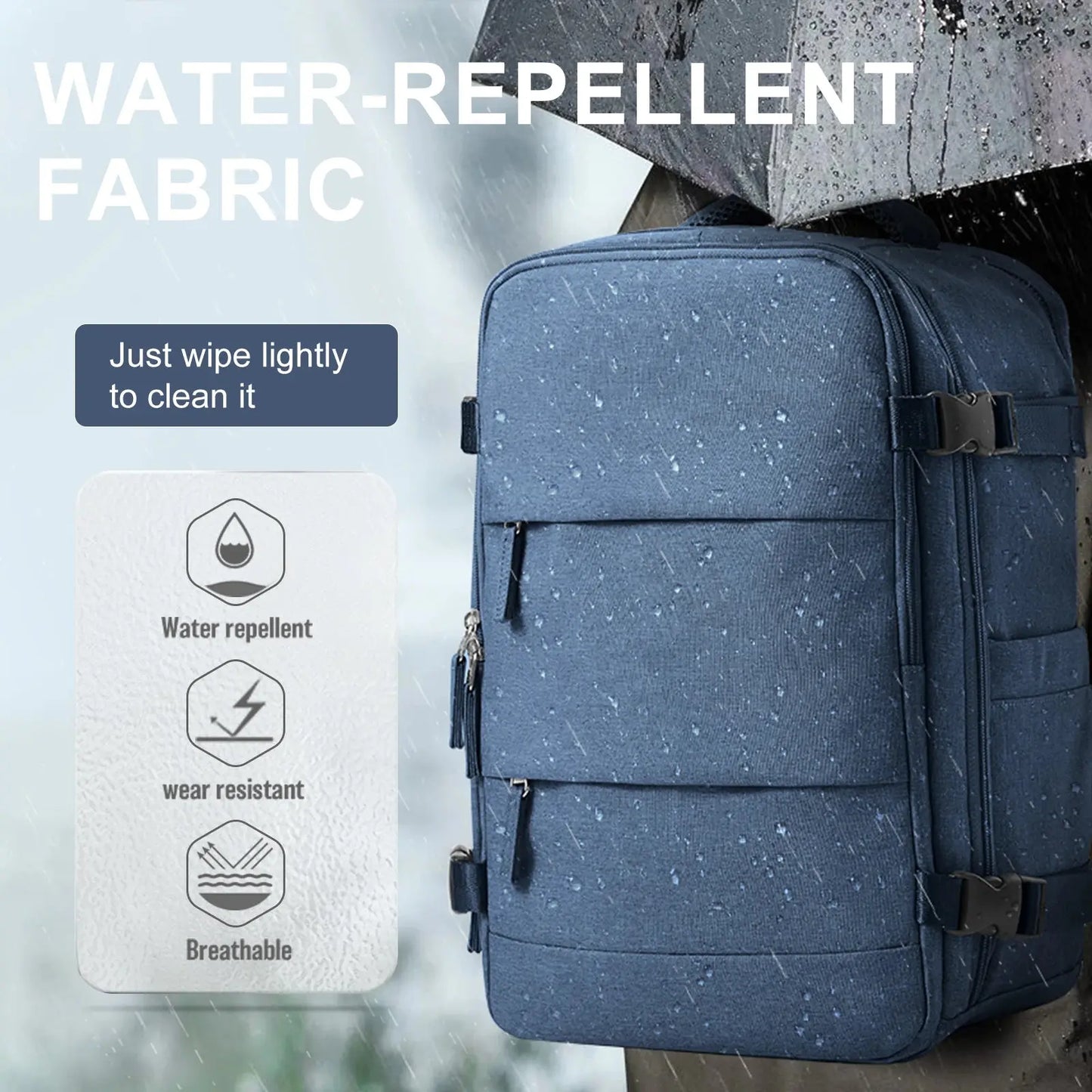 Travel Backpack Short Distance Airplane Ryanair Cabin Bag 40x20x25 Backpack Women Men leisure School Laptop Bag Carry on Luggage - Novo Fusion