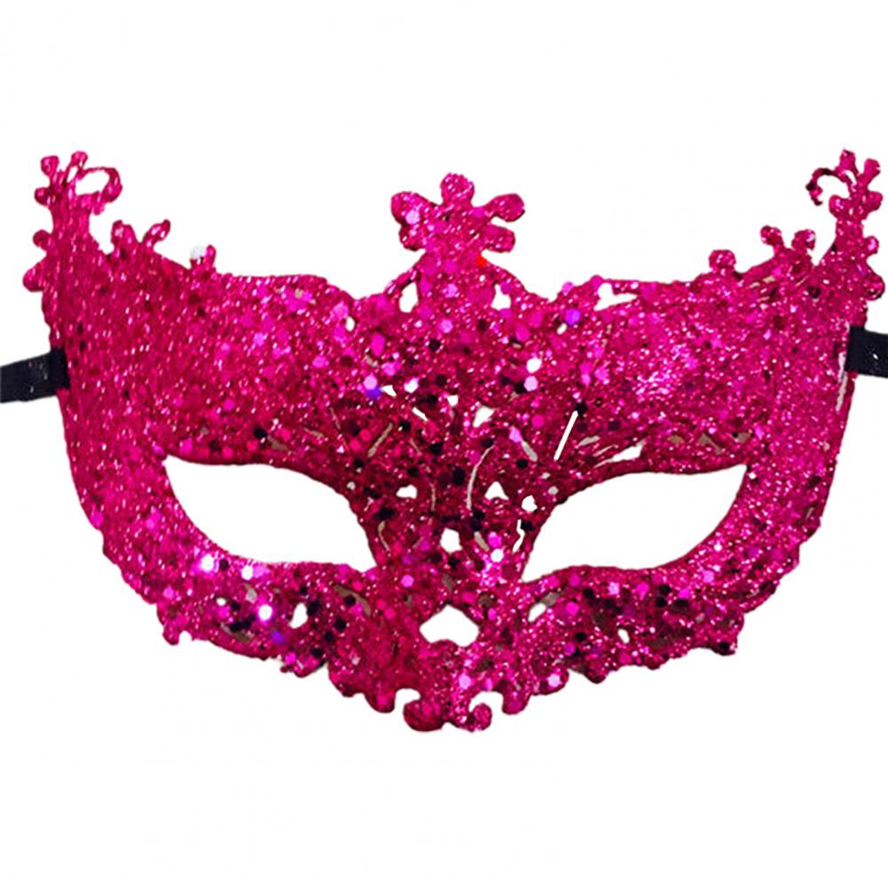 Cosplay Face Covers Party Mask Glitter Shinny Women Ribbon Mysterious Eye Cover For Masquerade Luxury Venetian Mask Halloween - Novo Fusion