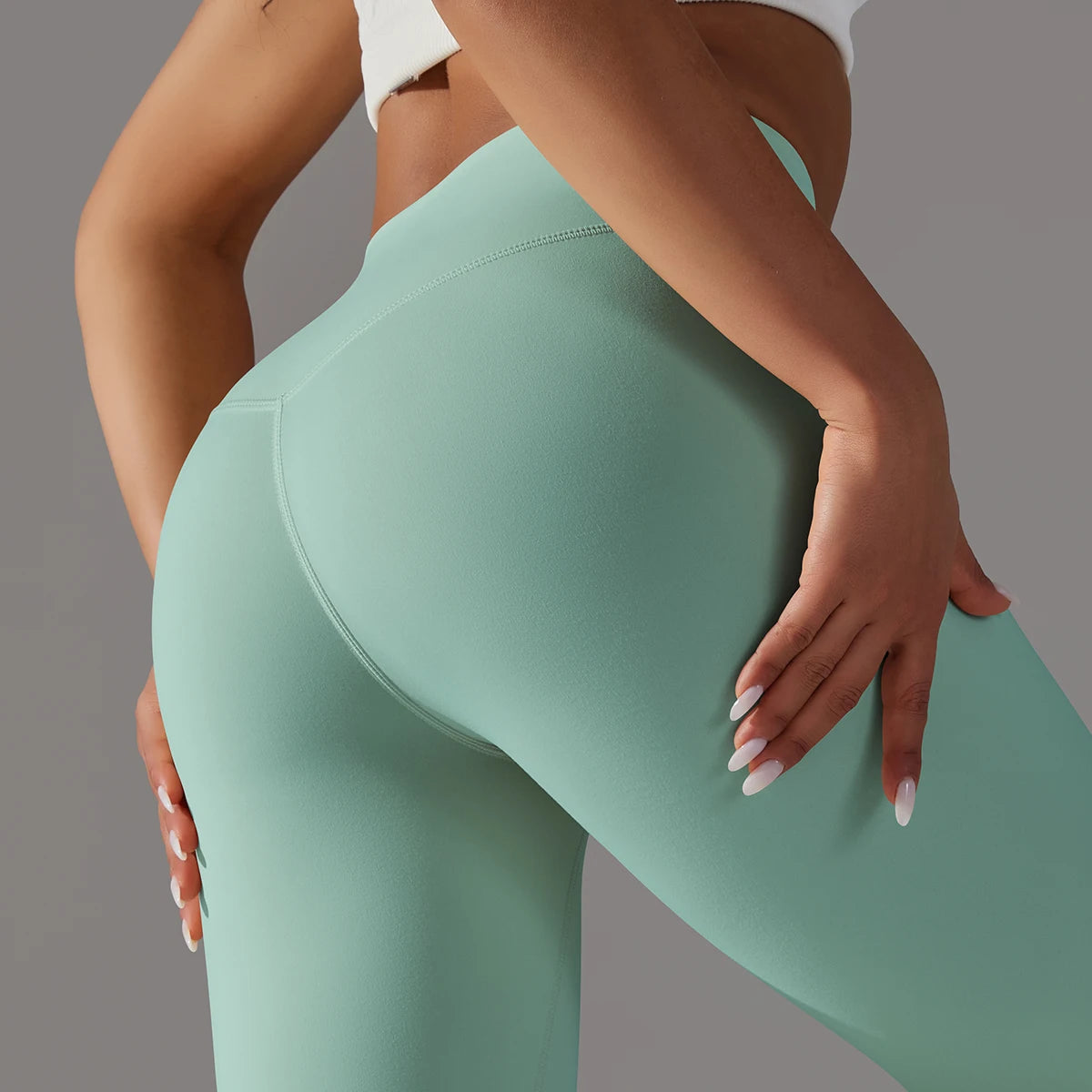 Yoga Leggings Women Fitness Leggings Running Cycling Pants Breathable Sports Leggings High Waist Summer Workout Gym Clothing - Novo Fusion