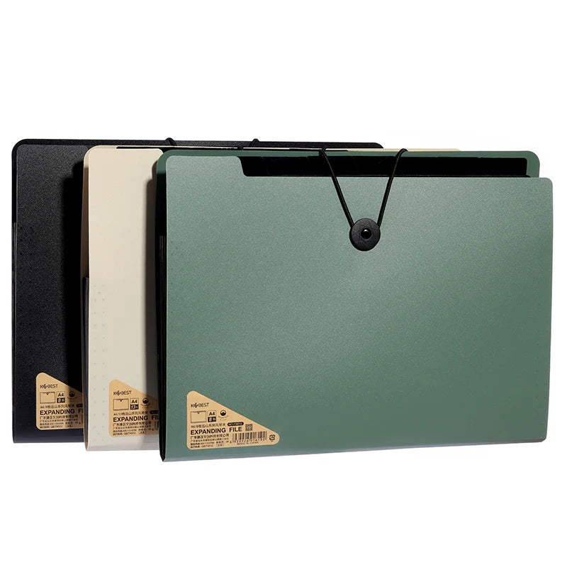 5/8/13 Layers A4 File Folder Storage Bag Test Paper Desktop Tool School Stationery Office Supplies - Novo Fusion