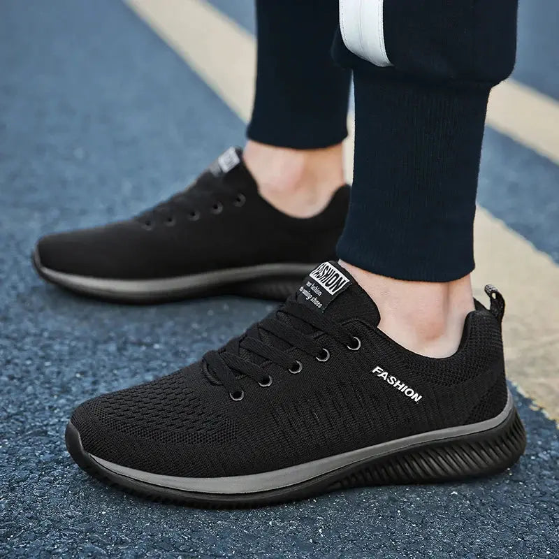 Mens Casual Sneakers Shoes Lace-up Men Shoes Lightweight Comfortable Breathable Big Size 46 Walking Sneakers for Men - Novo Fusion