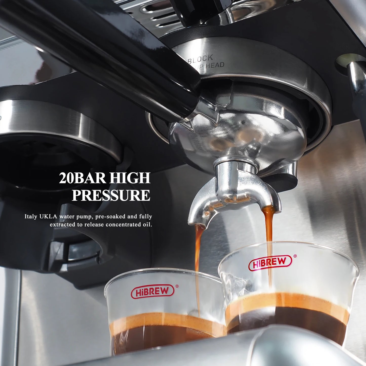 HiBREW Barista Pro 20Bar Bean to Espresso,Cafetera Commercial Level Coffee Machine with Full Kit for Cafe Hotel Restaurant H7 - Novo Fusion