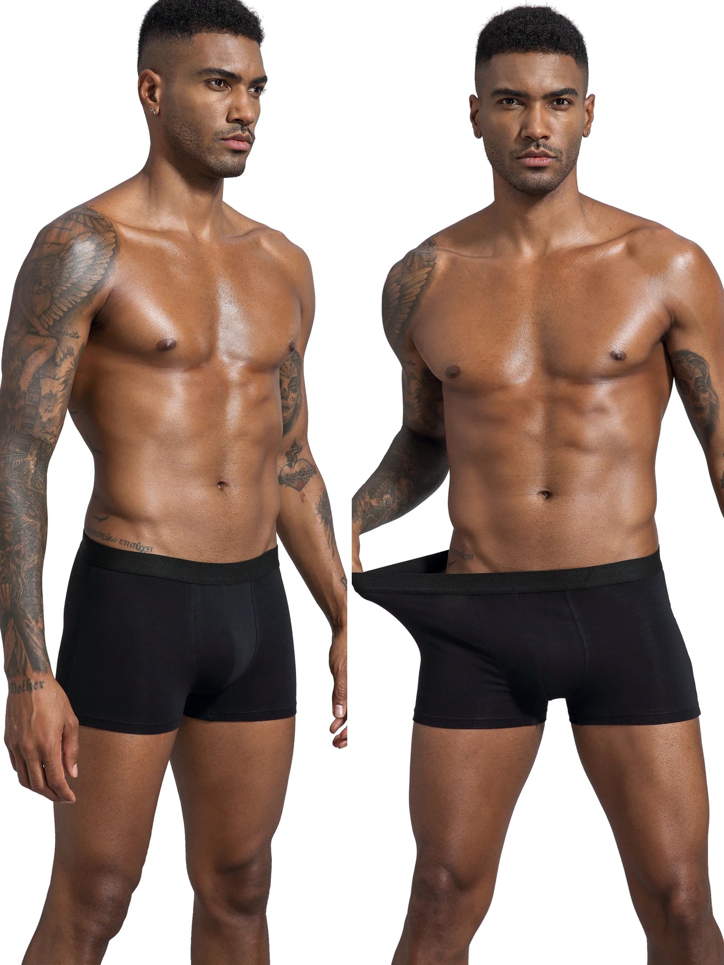 10pcs pack Slips Boxer Shorts for Men Underwear Cotton Breathable Panties Male Underpants Sexy Homme Boxershorts Box Gay Calvin - Novo Fusion
