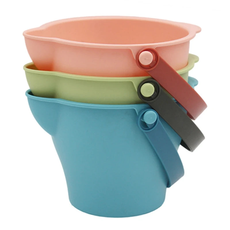 Baby Sand play Toys Beach Castle Mold Bucket Kids Outdoors Sandbox Set Sand Accessories Building Outdoor Kids Sand Toy Summer - Novo Fusion