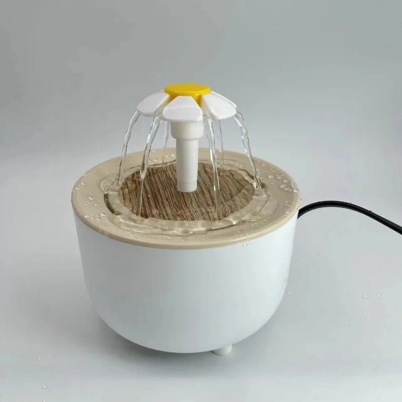 Cat Water Fountain Auto Filter Transparent Cat Drinker USB Electric Mute Recirculate Filtering Drinker for Cats Water Dispenser - Novo Fusion