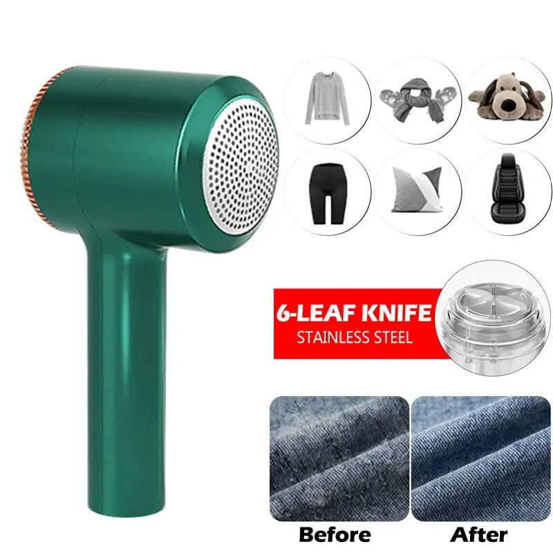 Lint Remover For Clothes Usb Electric Rechargeable Hair Ball Trimmer Fuzz Clothes Sweater Shaver Reels Removal Device - Novo Fusion
