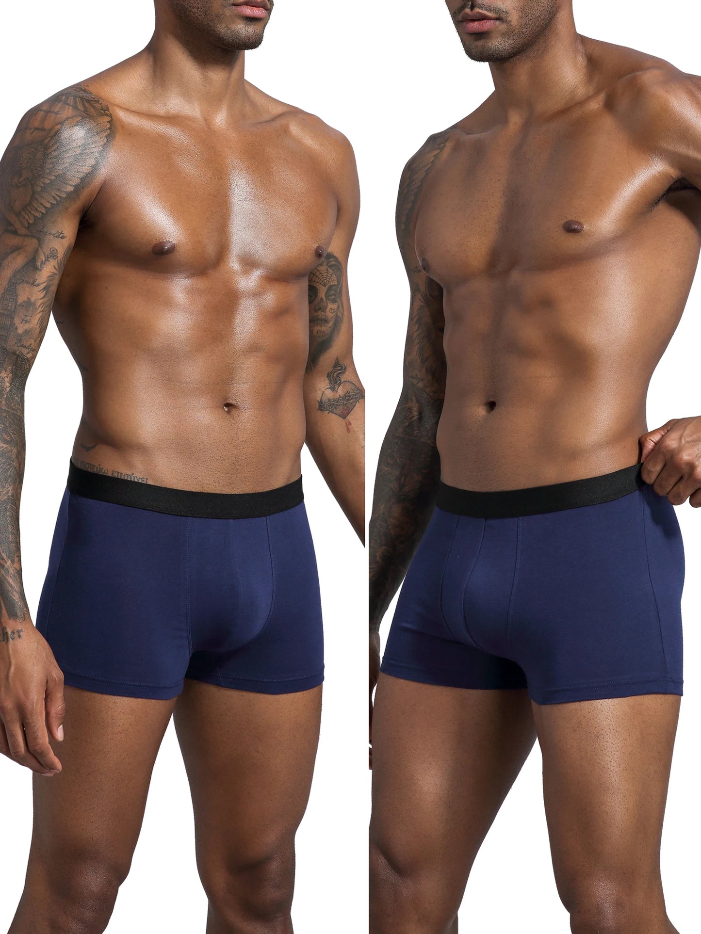 10pcs pack Slips Boxer Shorts for Men Underwear Cotton Breathable Panties Male Underpants Sexy Homme Boxershorts Box Gay Calvin - Novo Fusion