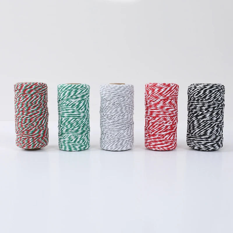Christmas Wrapping String Rope Merry Christmas Decoration For Home 2024 Navidad Natal Noel Gift Box Packaging Rope New Year 2025 - Novo Fusion