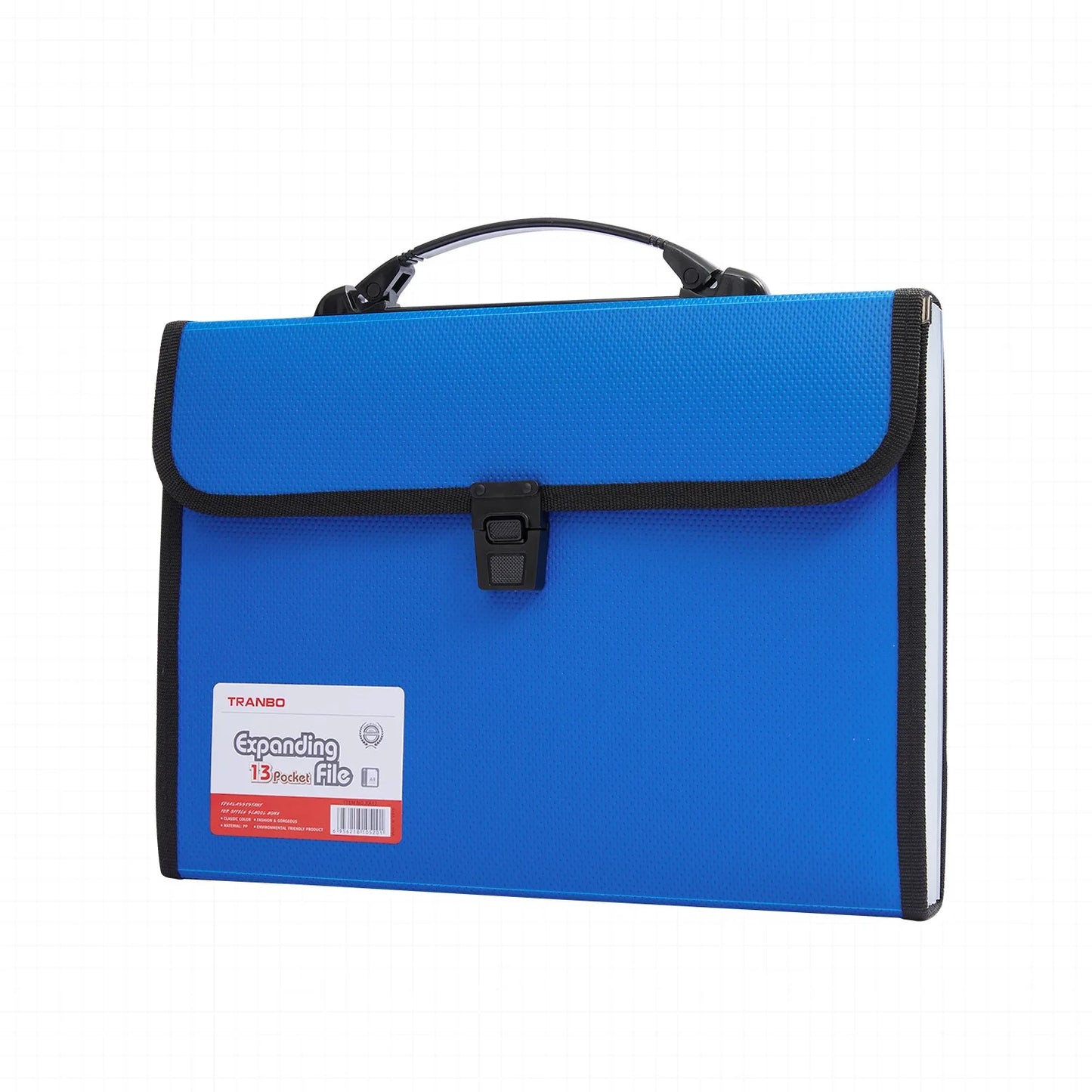 A4 Portable Folder Storage Bag 13 Pocket Accordion Bag Information Test Paper File Bag Office Document Organization File Folder - Novo Fusion