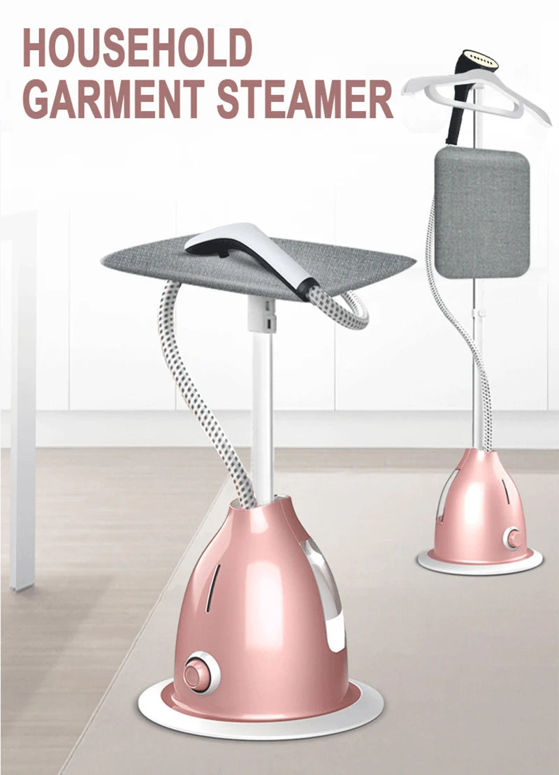 2 In 1 Professional Ironing Clothes Steamer Garment Steamer Fast Heat Steam Ironing Machine For Fabric Pure Silk Woolens Cotton - Novo Fusion