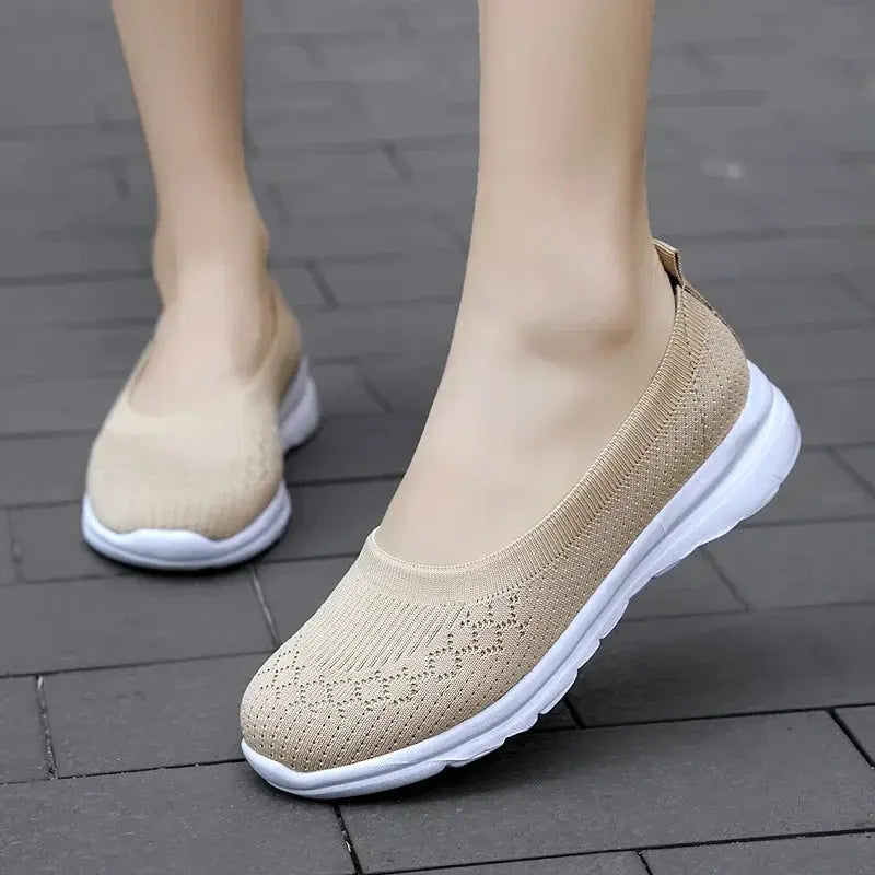 2022 Women Sneakers Fashion Socks Shoes Casual White Sneakers Summer knitted Vulcanized Shoes Women Trainers Tenis Feminino - Novo Fusion