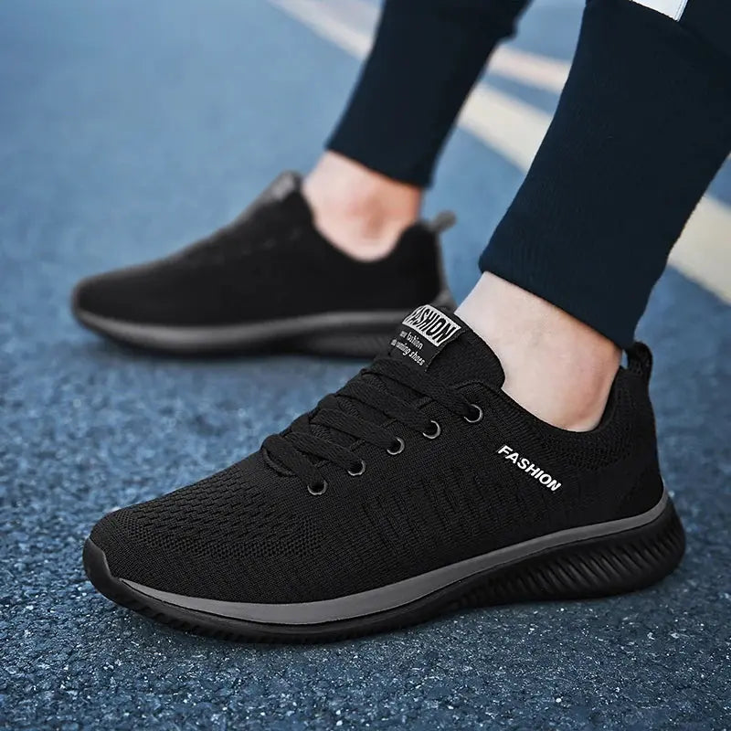 Mens Casual Sneakers Shoes Lace-up Men Shoes Lightweight Comfortable Breathable Big Size 46 Walking Sneakers for Men - Novo Fusion