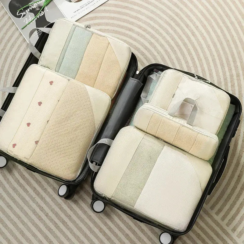 Compression Packing Cubes for Suitcases Travel Accessories Expandable Packing Organizers Lightweight Travel Organizer Cubes - Novo Fusion