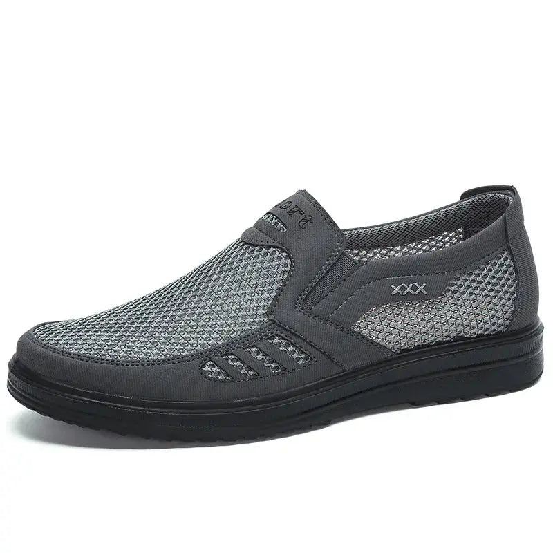 New Comfortable Men Casual Shoes Breathable Mesh Summer Men Shoes New Non-slip Lightweight Sneakers for Men Big Size 38-48 - Novo Fusion
