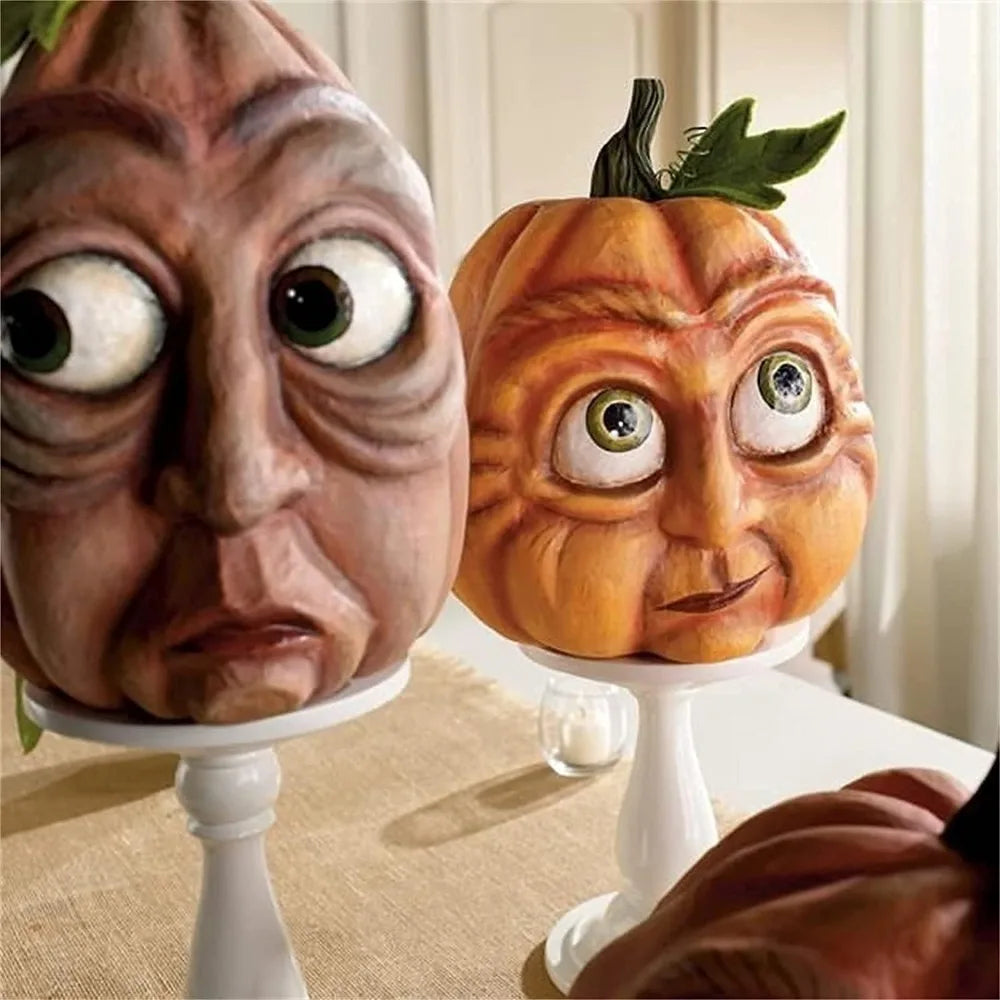 Halloween Atmosphere Outdoor Decoration Props Ghost Party Mutated Pumpkin Head Courtyard Decoration indoor Garden Accessories