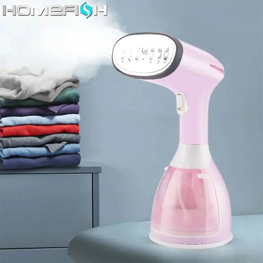 Garment Steamers 280ml Handheld Fabric Steamer 7 Holes 20 Seconds Fast-Heat 1500W Garment Steamer for Home Travelling Portable - Novo Fusion