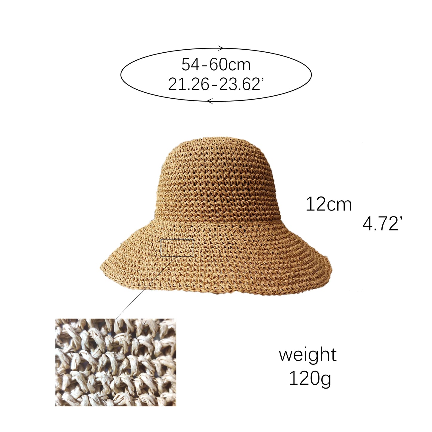 Summer Fashion Women Straw Hat Lady Summer Sun Hat Visor Cap Panama Style Bucket Cap Strawhat Beach Hat Femme Shade Hat - Novo Fusion
