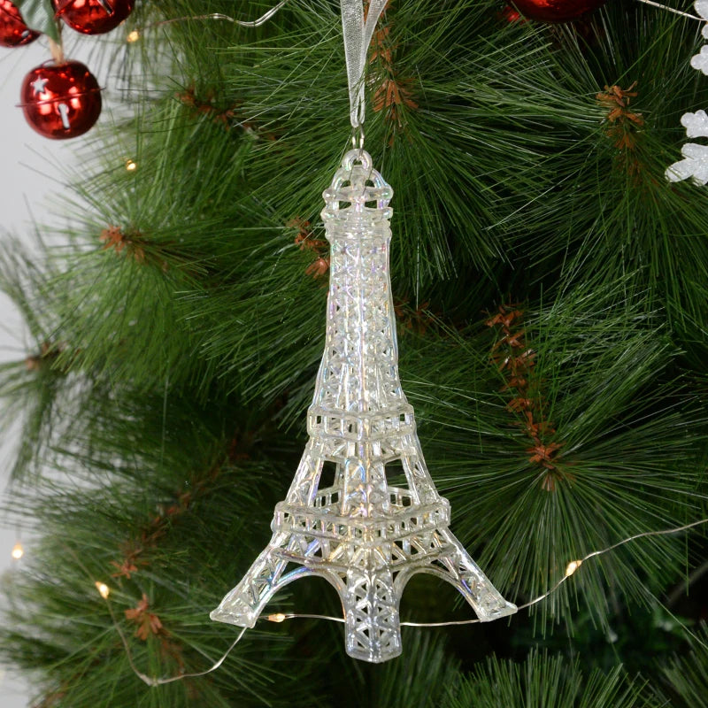 Acrylic Christmas Tree Hanging Ornaments Elk Angel Doll Bell Pendant 2023 Merry Christmas Decoration for Home Xmas New Year 2024 - Novo Fusion