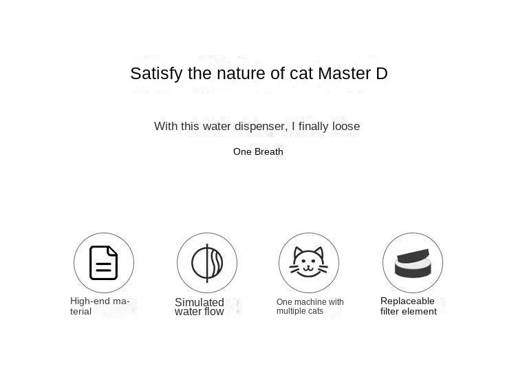 Cat Water Fountain Auto Filter Transparent Cat Drinker USB Electric Mute Recirculate Filtering Drinker for Cats Water Dispenser - Novo Fusion