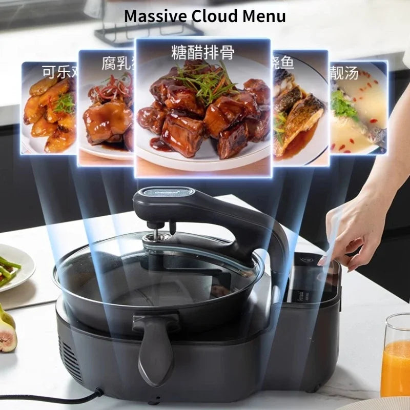 DW30 Automatic Intelligent Cooking Robot Home Kitchen Robot Machine Kitchen Appliances רובוט חכם Robot De Cocina Inteligente - Novo Fusion