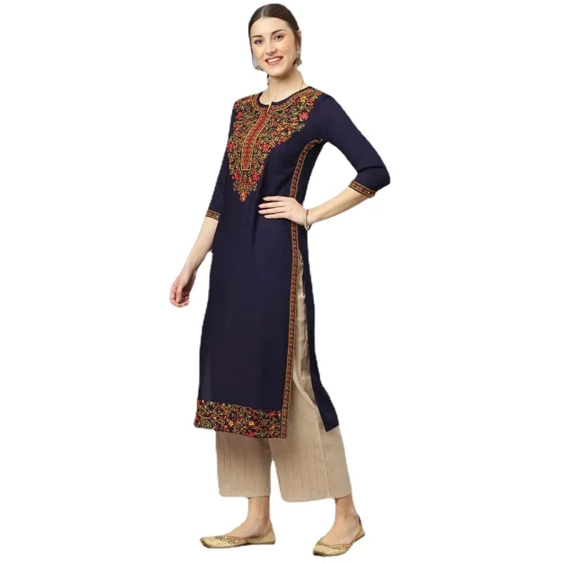 Indian Dress for Women Tops Blouse Ropa De La India Kurta Pakistani Dress Kurti India Clothes Ethnic Style Novo Fusion - Chic Essentials for Life's Canvas