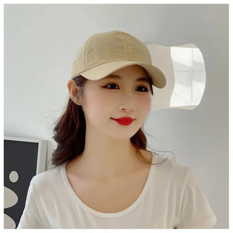 Men Women Mesh Moisture-Waging Quick Dry Baseball Cap Male Summer Female Originality Adjustable Breathable Sun Visor Fishing Hat - Novo Fusion