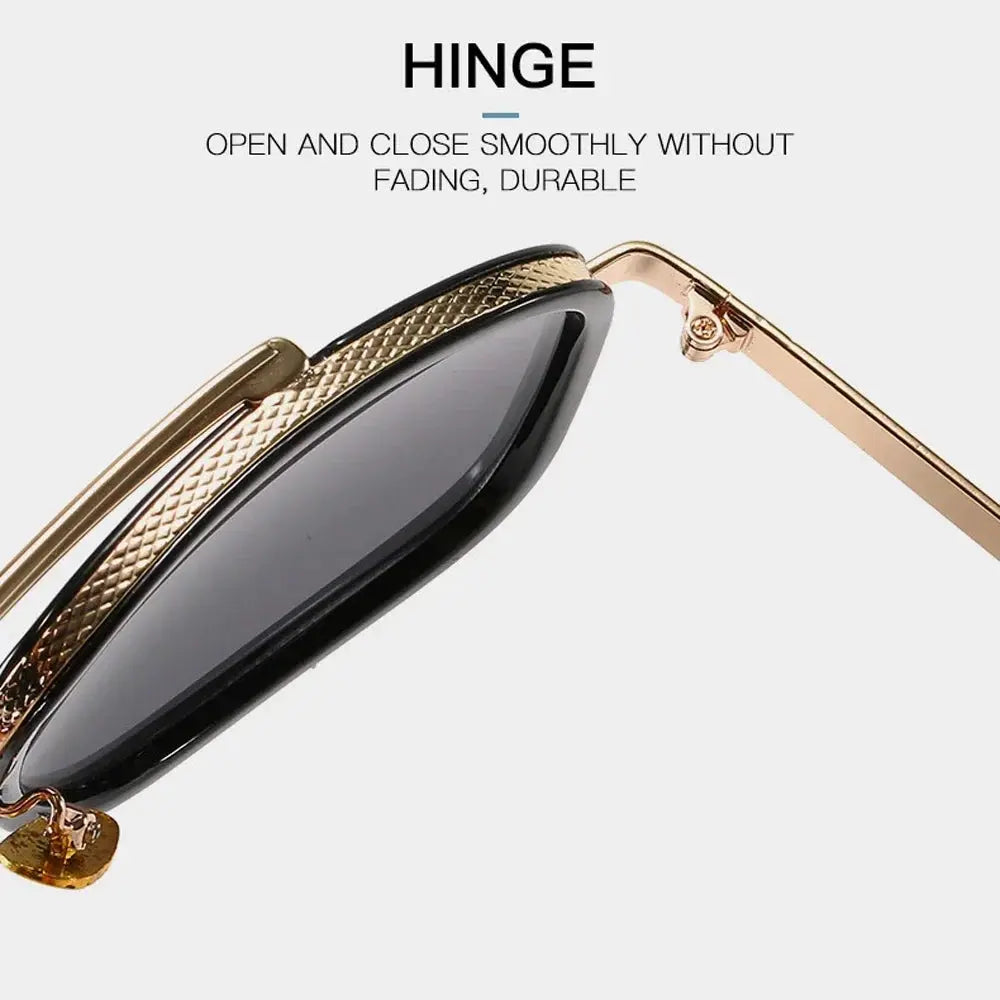Classic Oversized Men Sunglasses Luxury Brand Women mach one Sun Glasses Square retro Oculos de sol Male UV400 Mirror Eyewear - Novo Fusion